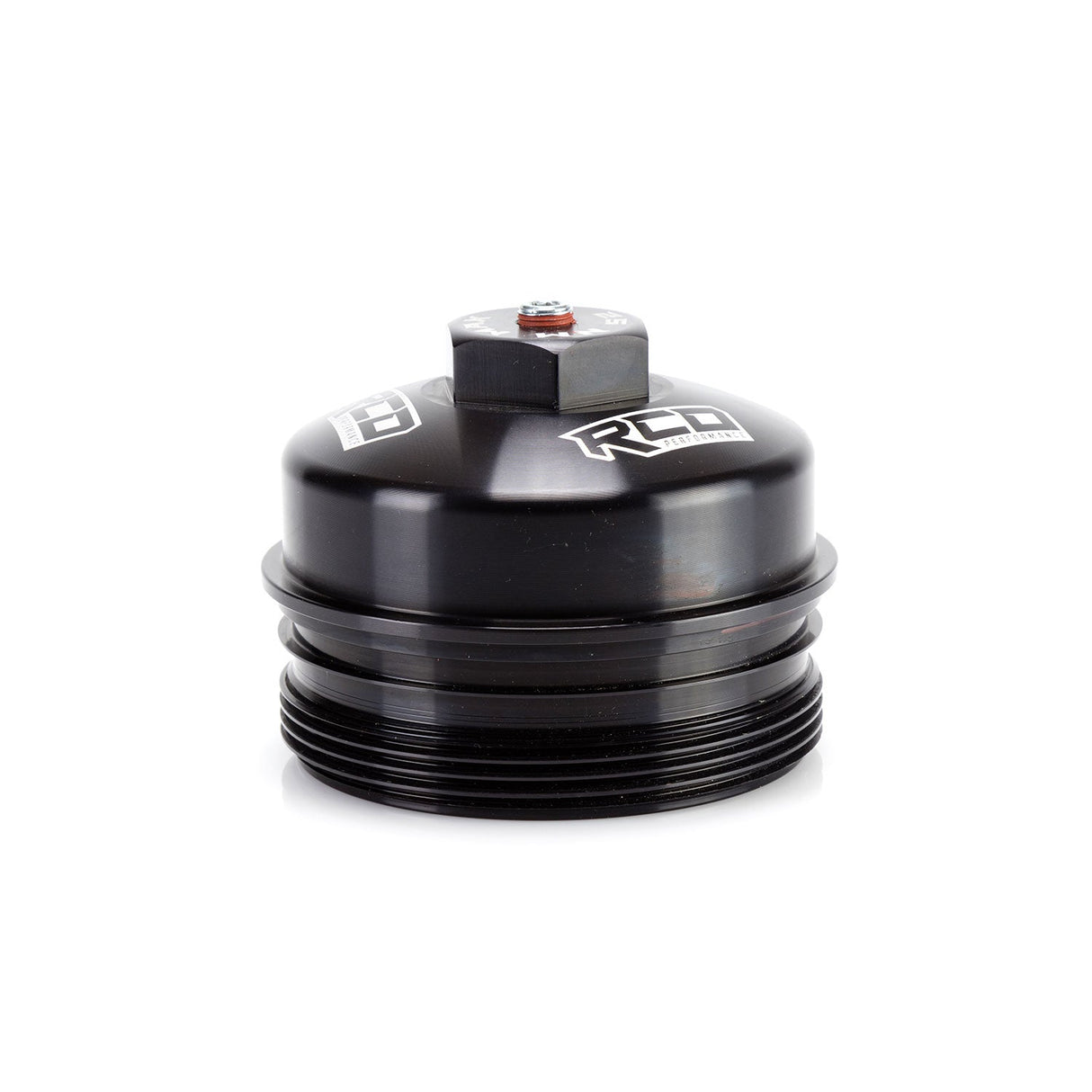 6.0L / 6.4L Ford Power Stroke Billet Aluminum Oil Filter Cap / Lower Fuel Filter Cap
