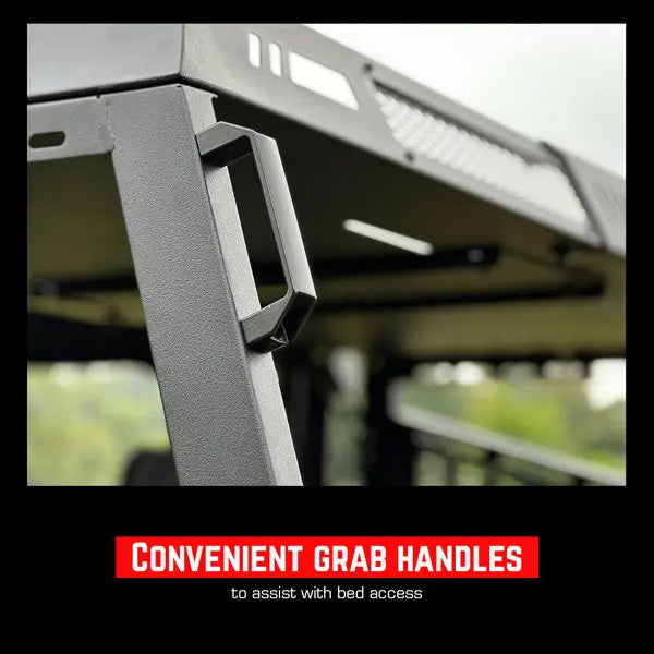 Seizmik Half Height Bed Rack - Polaris Ranger and Can-Am Defender Models High Lifter