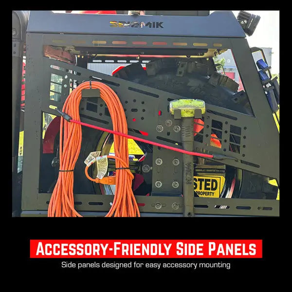 Seizmik Half Height Bed Rack - Polaris Ranger and Can-Am Defender Models High Lifter
