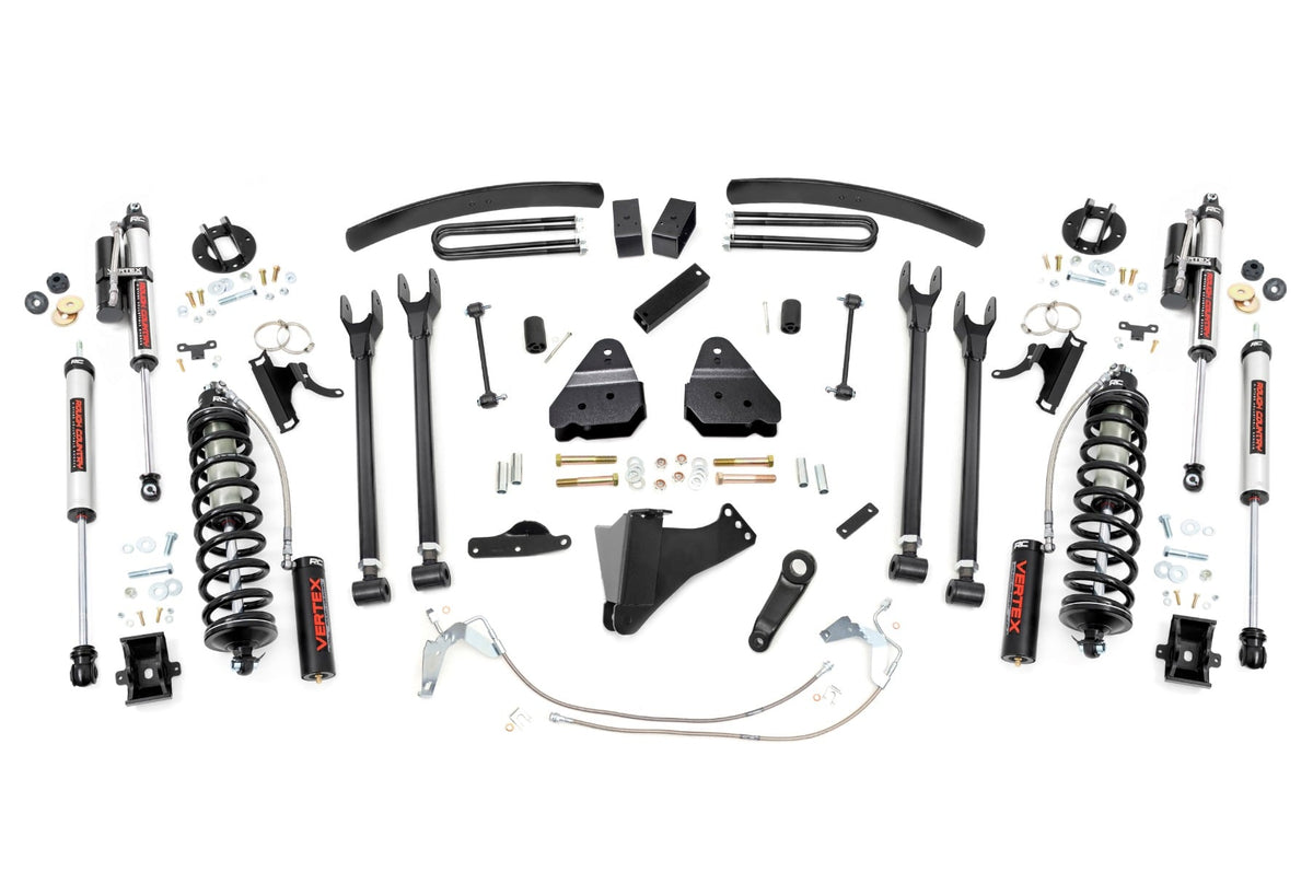 6 Inch Lift Kit Diesel 4 Link C/O Vertex Ford F-250/F-350 Super Duty (08-10) Rough Country