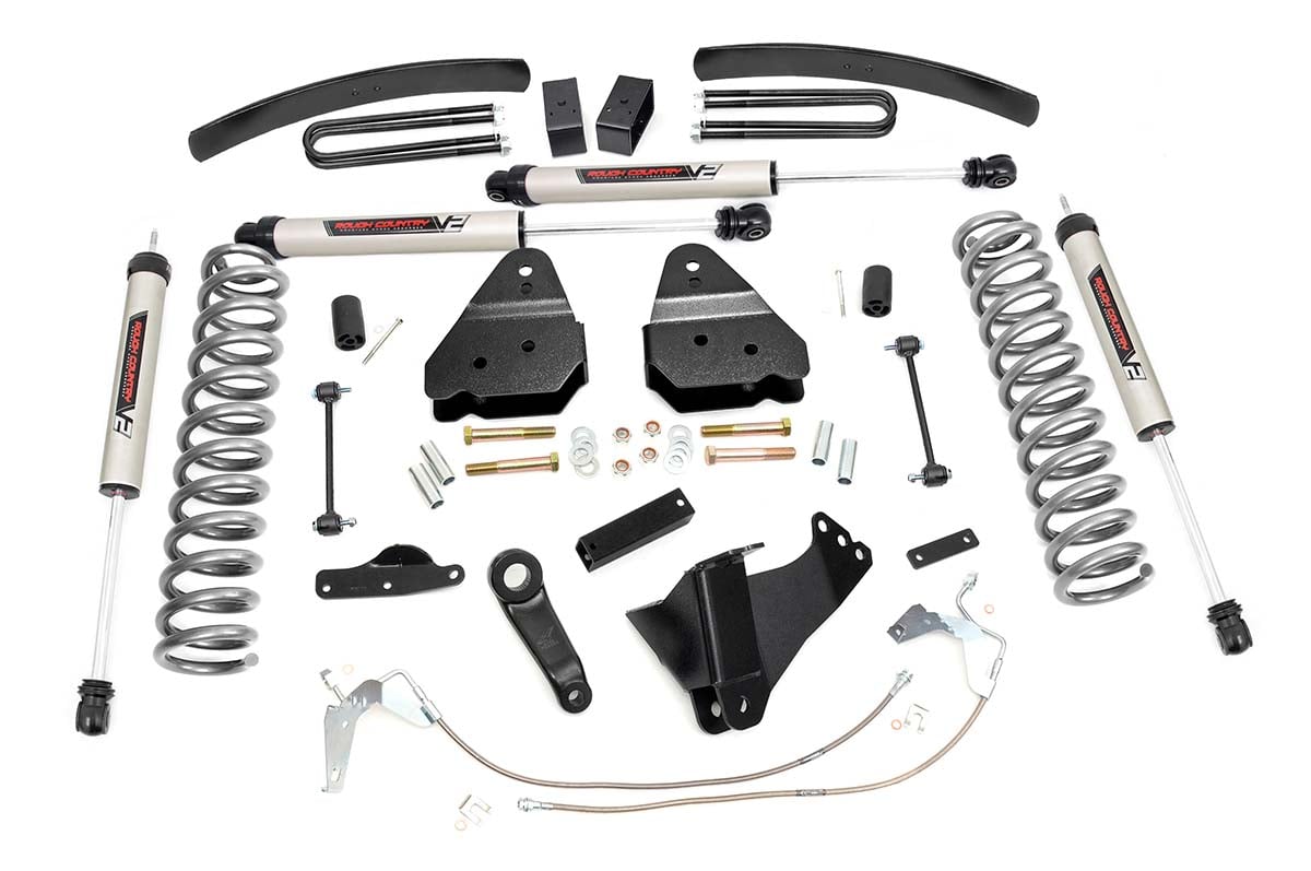6 Inch Lift Kit Gas V2 Ford F-250/F-350 Super Duty 4WD (2008-2010) Rough Country