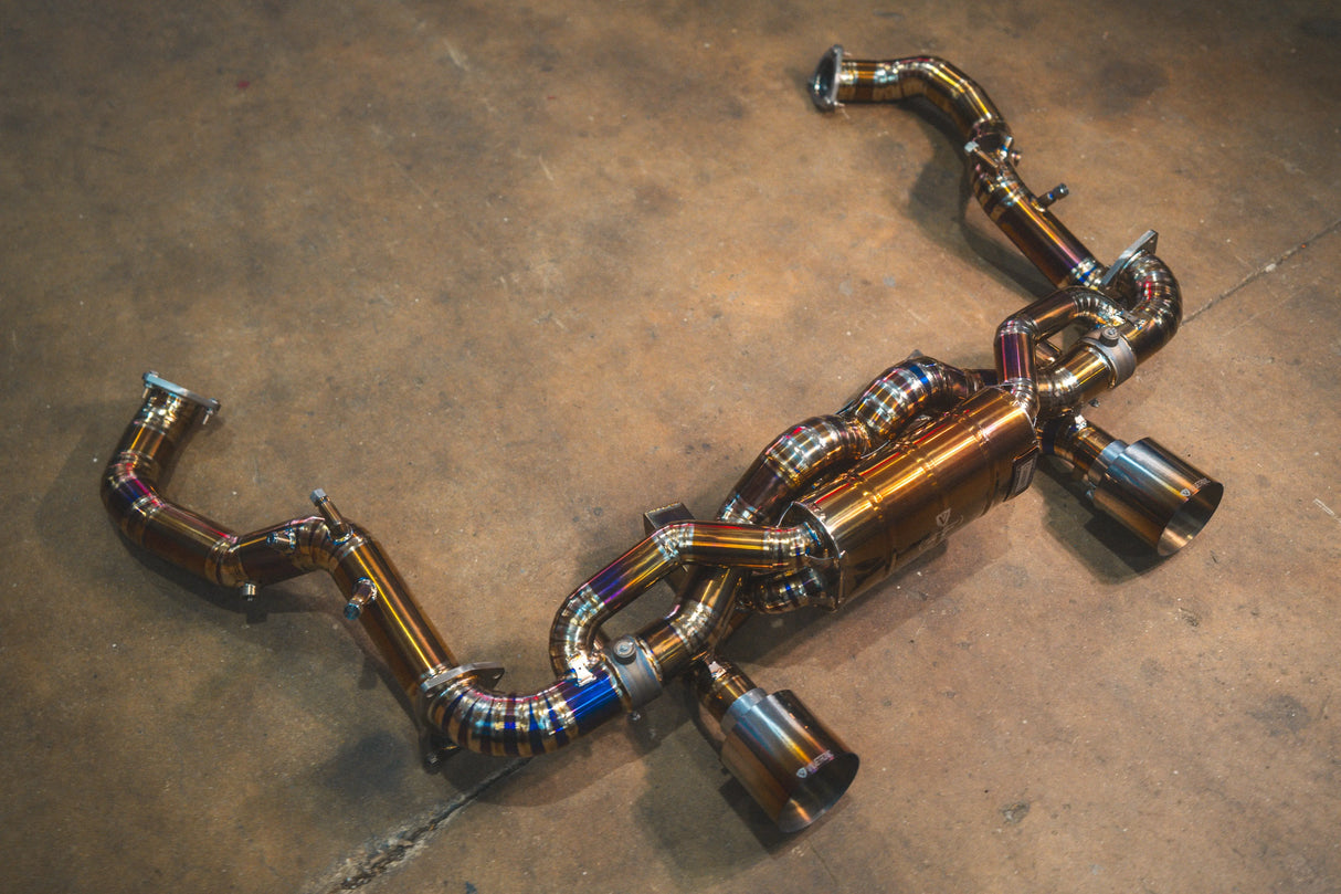 Valvetronic Valved Sport Exhaust System for Porsche 718 GT4RS/Spyder RS Valvetronic Designs