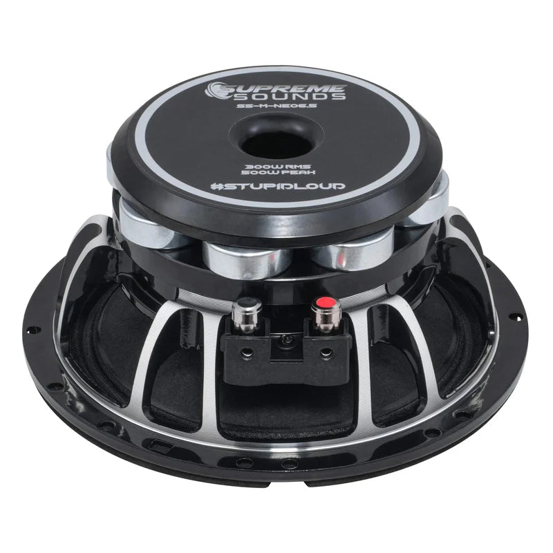 Supreme Sounds Marine Neo 6.5" 450W RMS Midrange Speaker 4-Ohm (Single) Supreme Sounds
