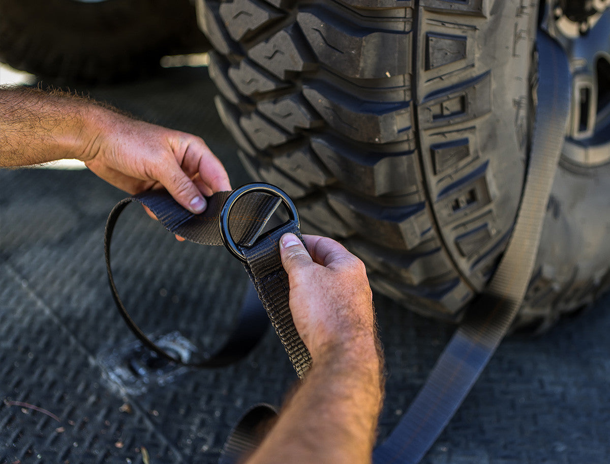 Heavy Duty Wheel Lasso Tie-Down Kit