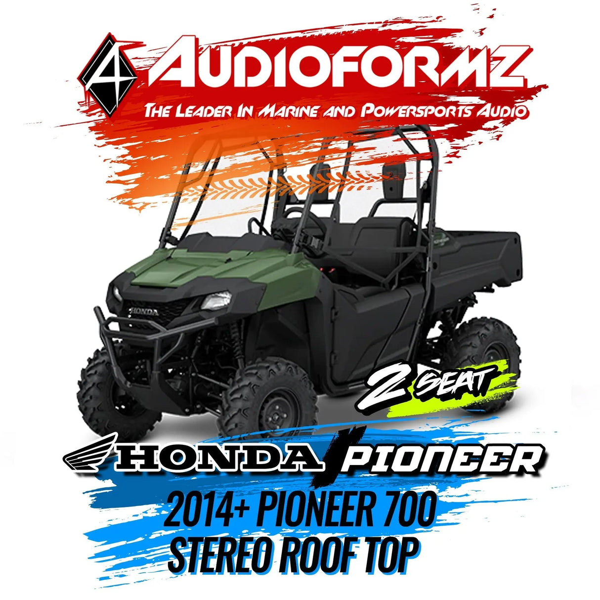 2014+ Honda Pioneer 700 Stereo Tops (2-Door) Honda