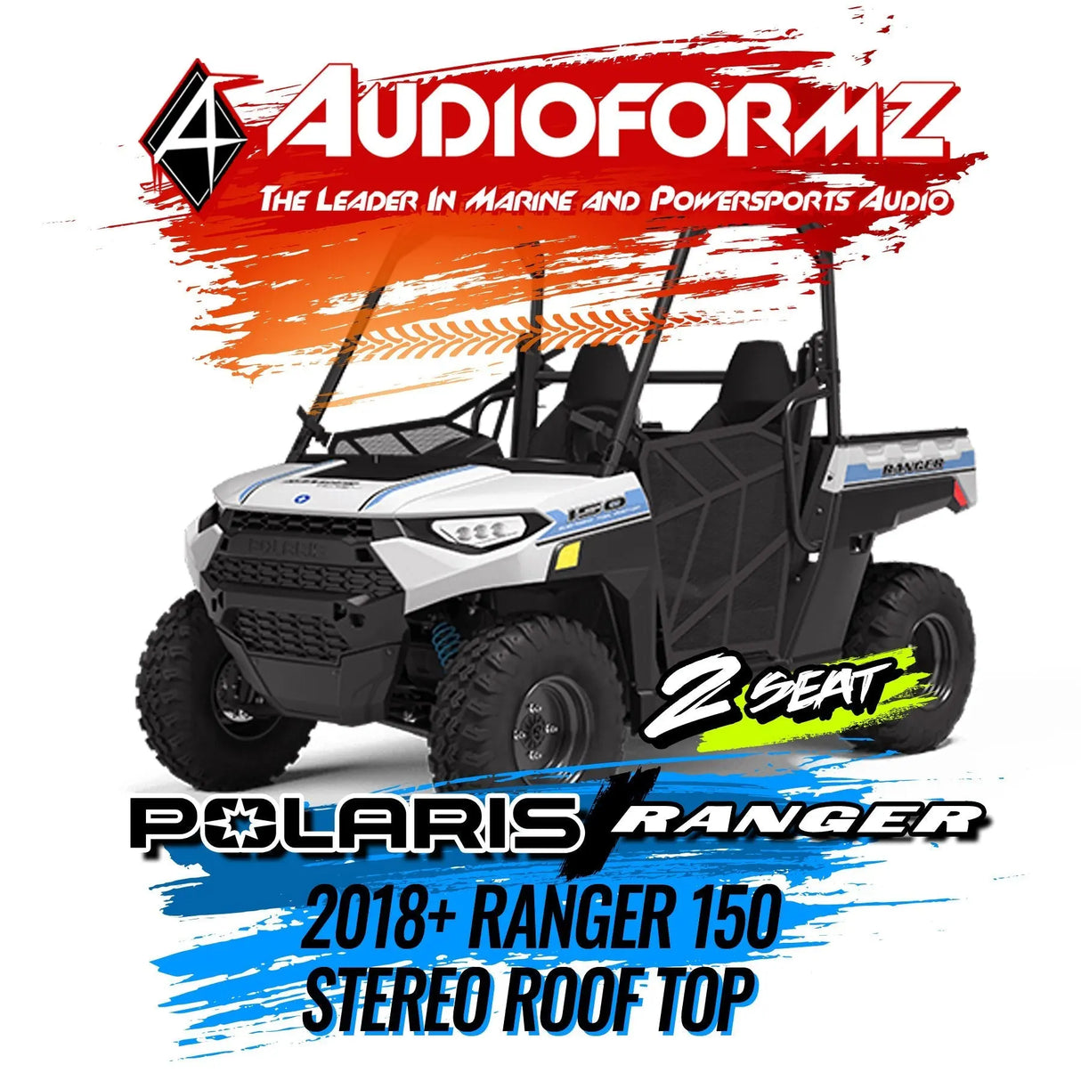 2018+ Polaris Ranger 150 Stereo Tops (2-Seat) Polaris