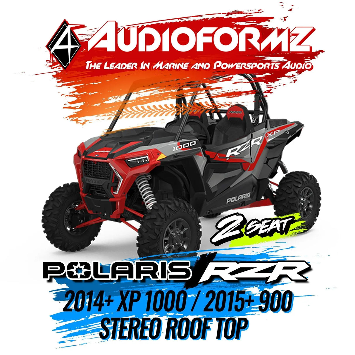 2014-23 Polaris RZR XP 1000 / 2015-20 RZR 900 Stereo Tops (2-Seat) Polaris
