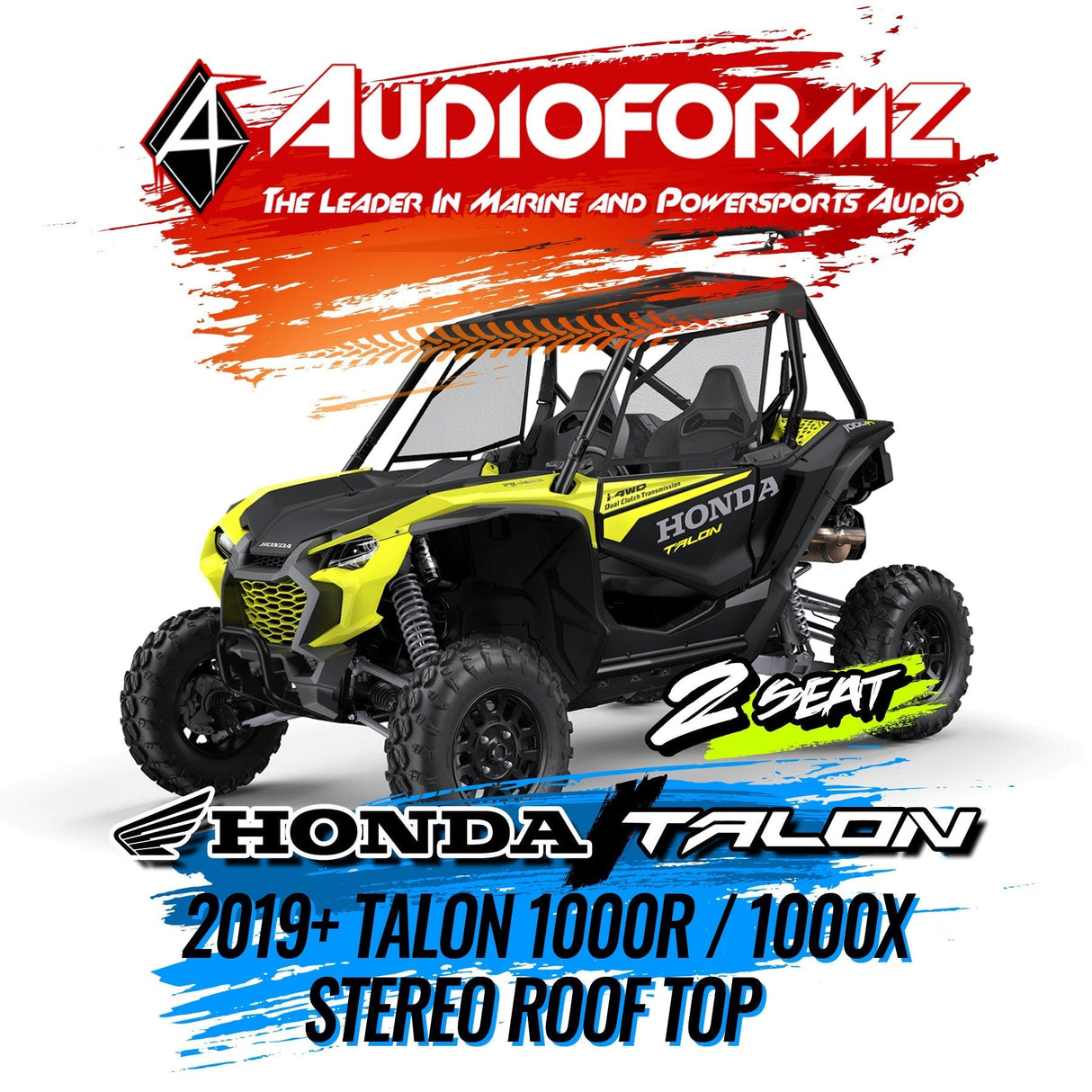 2019+ Honda Talon 1000R / 1000X Stereo Tops (2-Seat) Honda