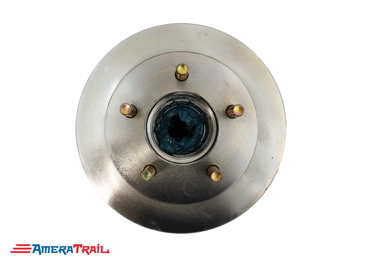 UFP Vortex 5 Lug Integral Hub, Hub / Rotor Combo, No Spindle - Maintenance Free Hub