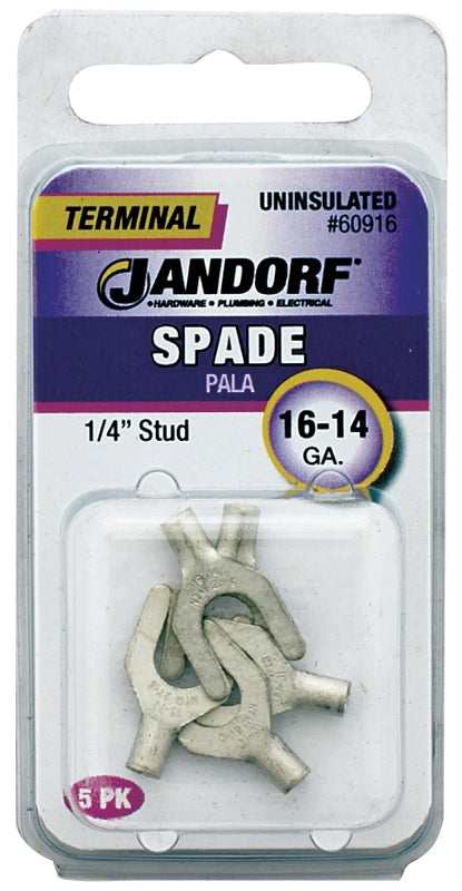Term Spade 16-14 Unins 1/4 Stud #60916 Jandorf