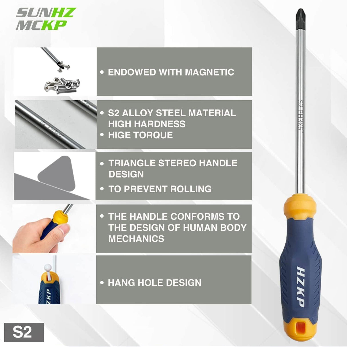 Magnetic Screwdriver Set 66-Piece – S2 Alloy Tool Steel with Storage Case TekShack