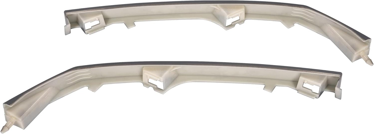 Black Front Bumper Assembly with End Cap and Molding