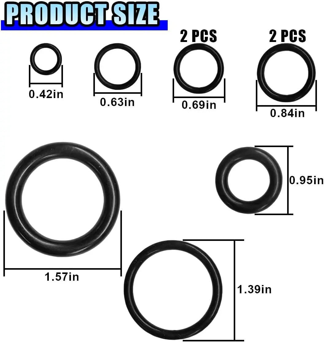 UHANBUT 3 Ton Floor Jack Seal Repair Kit for Horizontal Jacks UHANBUT-UNB-037 15 Each