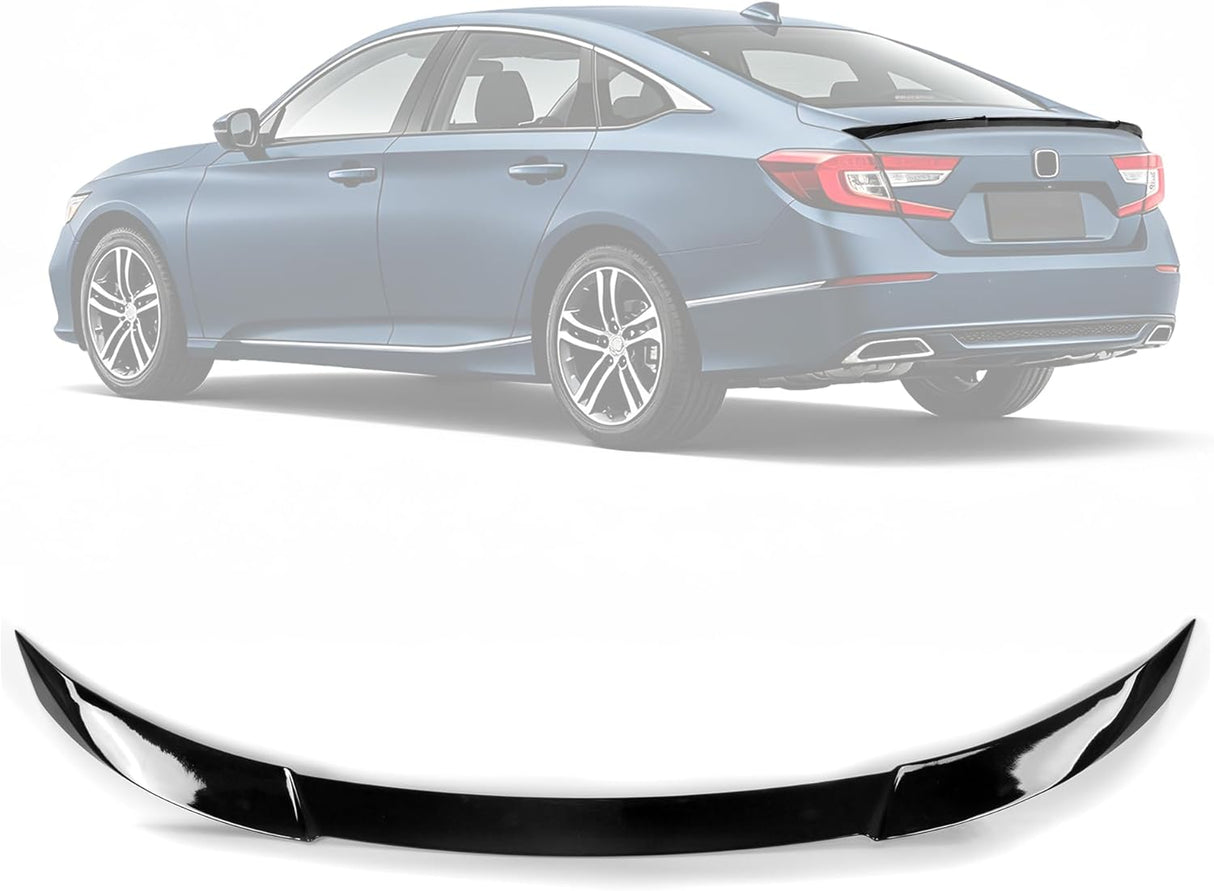 High-Kick Duckbill Rear Trunk Spoiler Wing 2018-2022 Sedan Glossy Black