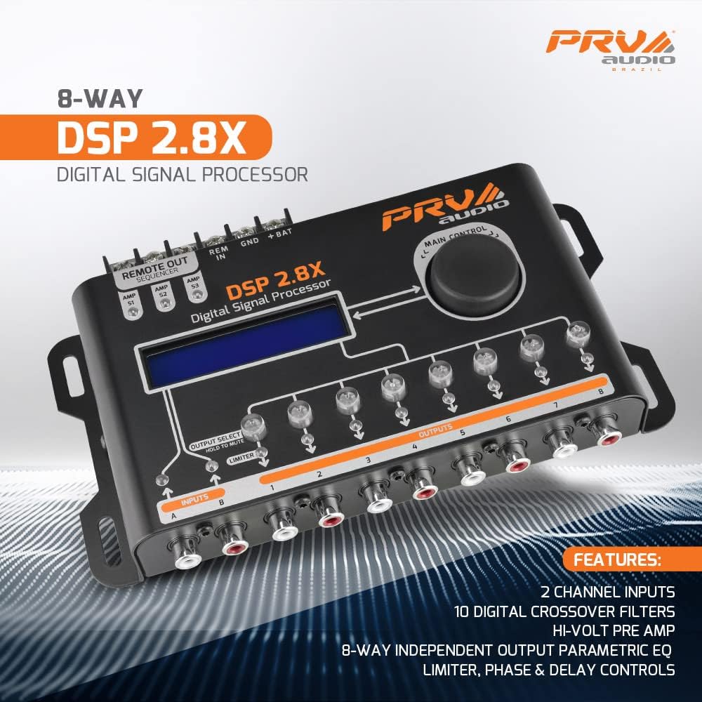DSP 2.8X - 8 CHANNEL DIGITAL SIGNAL PROCESSOR PRV
