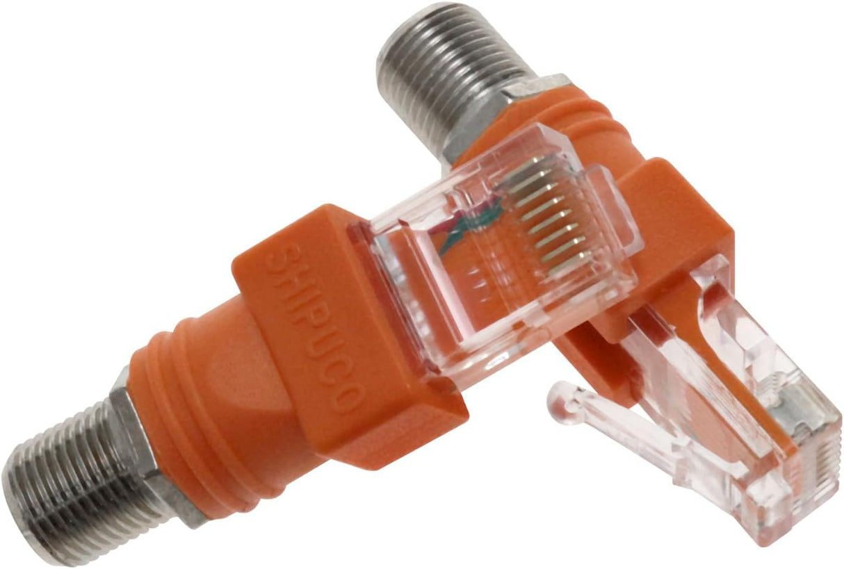 RF to RJ45 Converter Adapter Cat6 Rated And/ or Cat5 TekShack