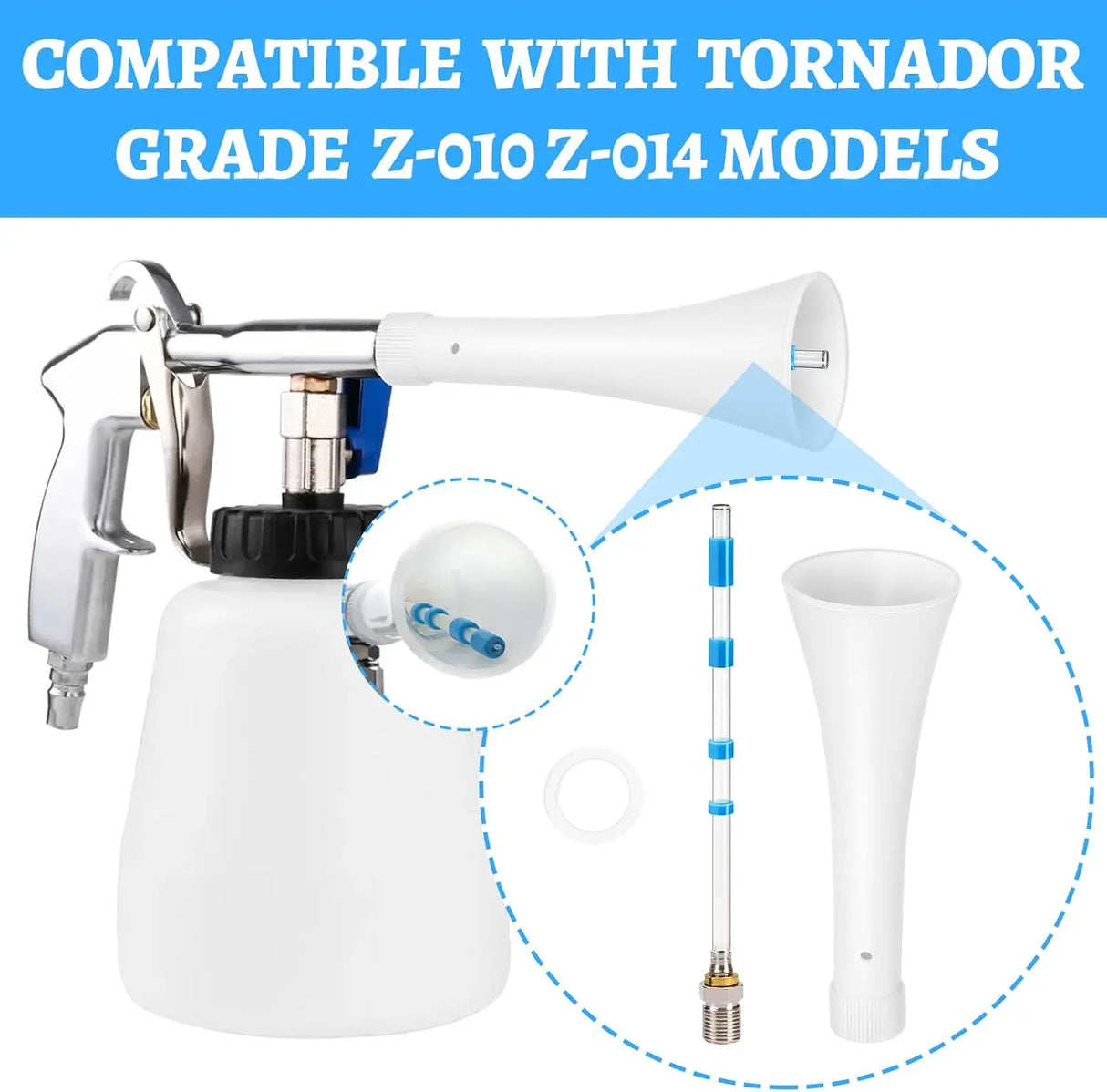 Giokyi Car Cleaning Gun Nozzle Repair Kit Z-010 Z-014 1 Set