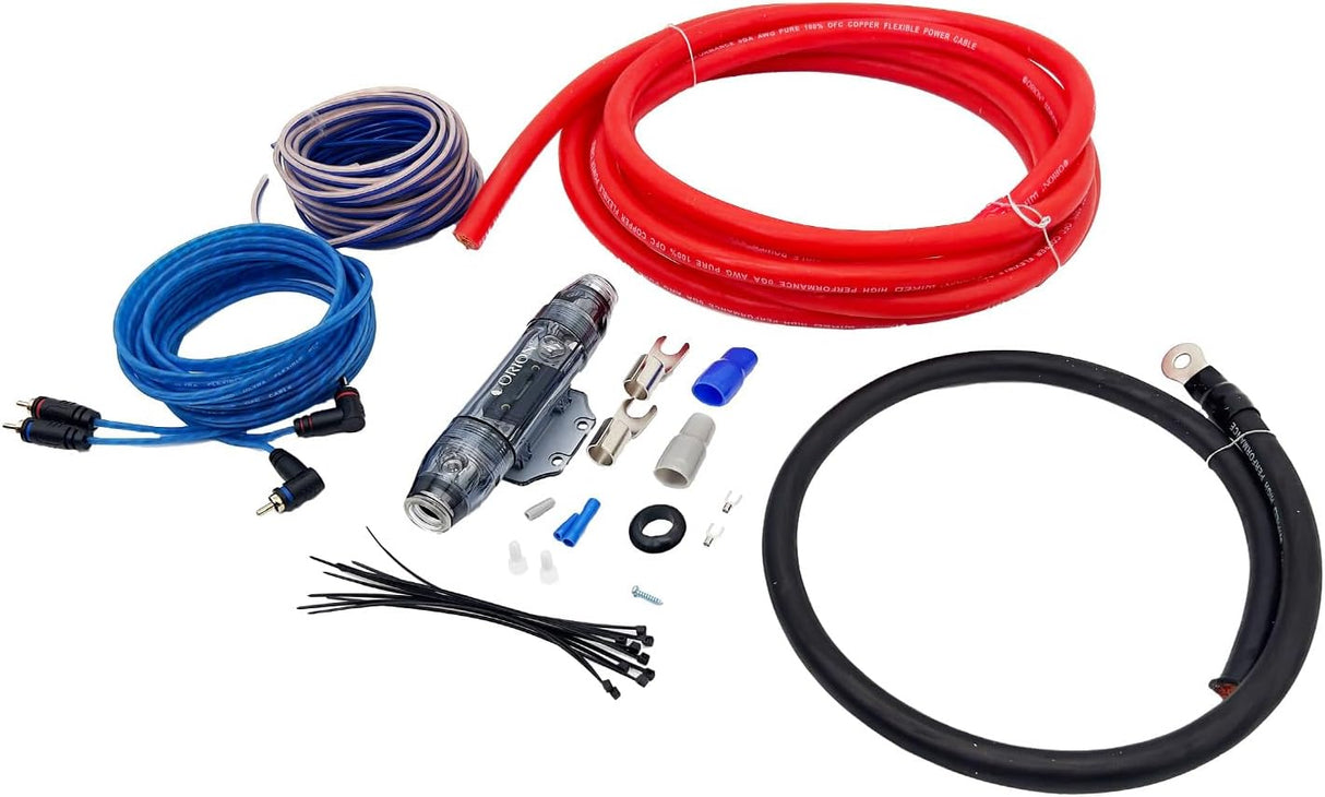 Orion COPPERKIT0 0 AWG 100% OFC Amplifier Wiring Kit Orion