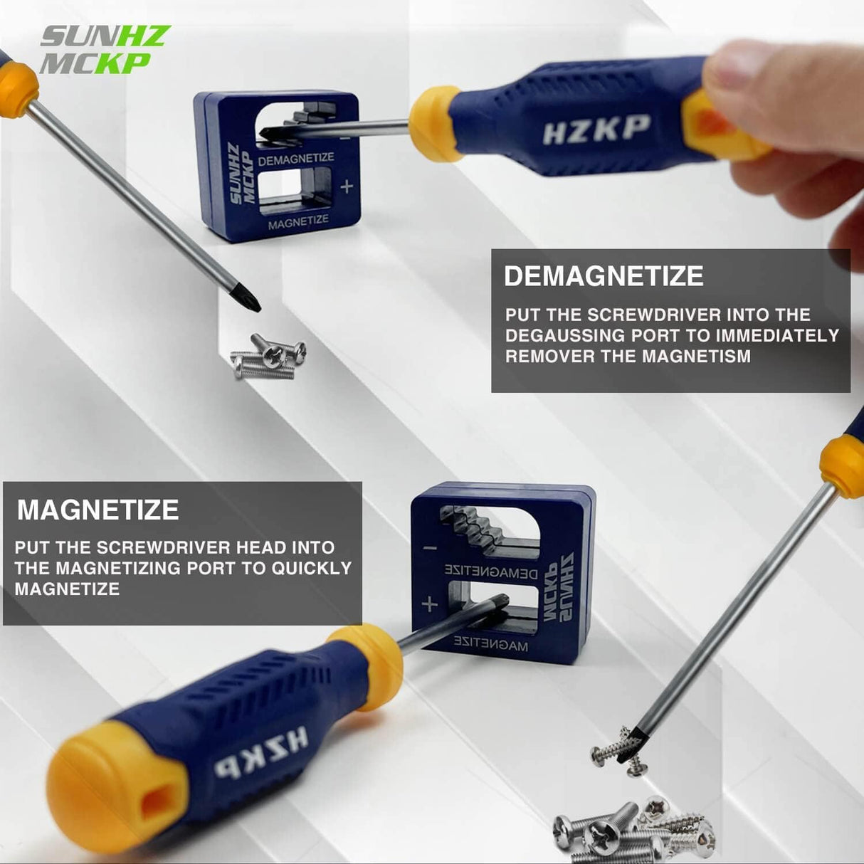 Magnetic Screwdriver Set 66-Piece – S2 Alloy Tool Steel with Storage Case TekShack