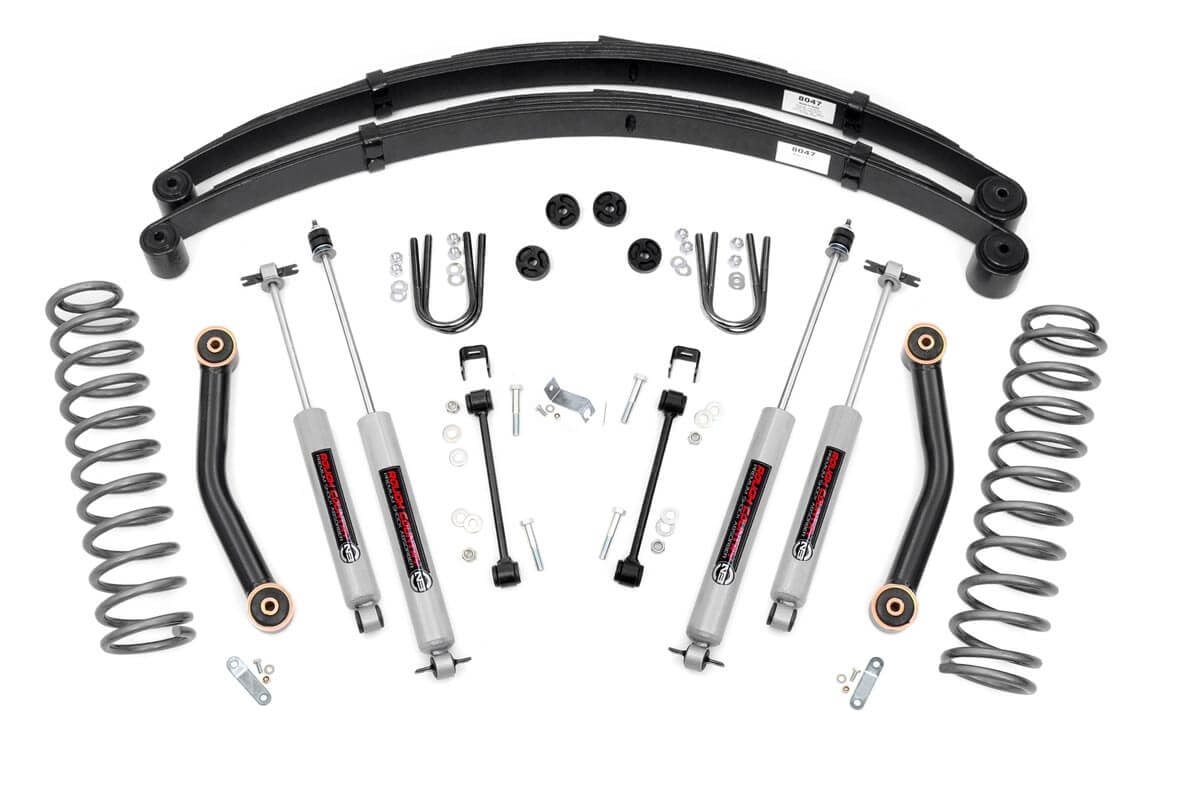 4.5 Inch Lift Kit RR springs Jeep Cherokee XJ 2WD/4WD (1984-2001) Rough Country