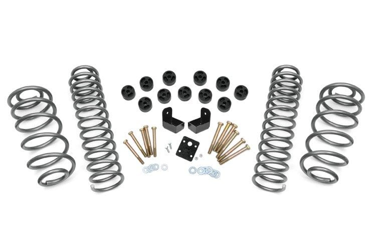 3.75 Inch Lift Kit Combo 4 Cyl Jeep Wrangler TJ (97-06)/Wrangler Unlimited (04-06) Rough Country