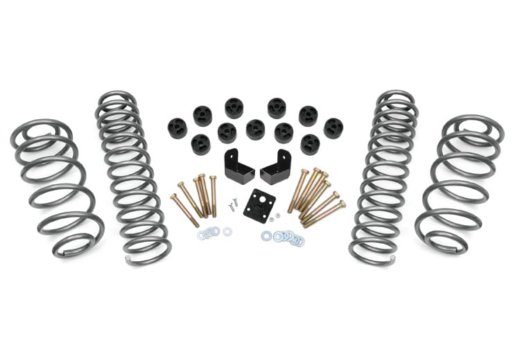 3.75 Inch Lift Kit Combo 6 Cyl Jeep Wrangler TJ (97-06)/Wrangler Unlimited (04-06) Rough Country