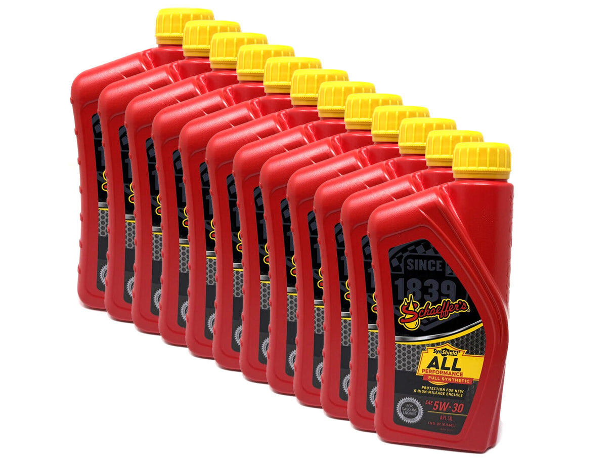 Schaeffers SynShield All Performance Full Synthetic 5W-30 Gasoline Oil Schaeffers