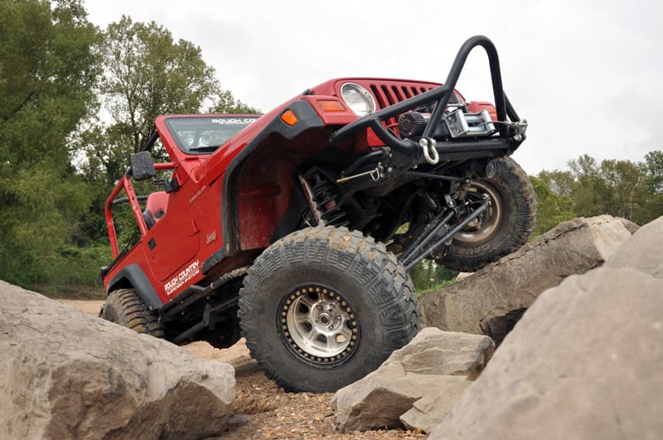 6 Inch Lift Kit Long Arm Jeep Wrangler TJ 4WD (1997-2006) Rough Country