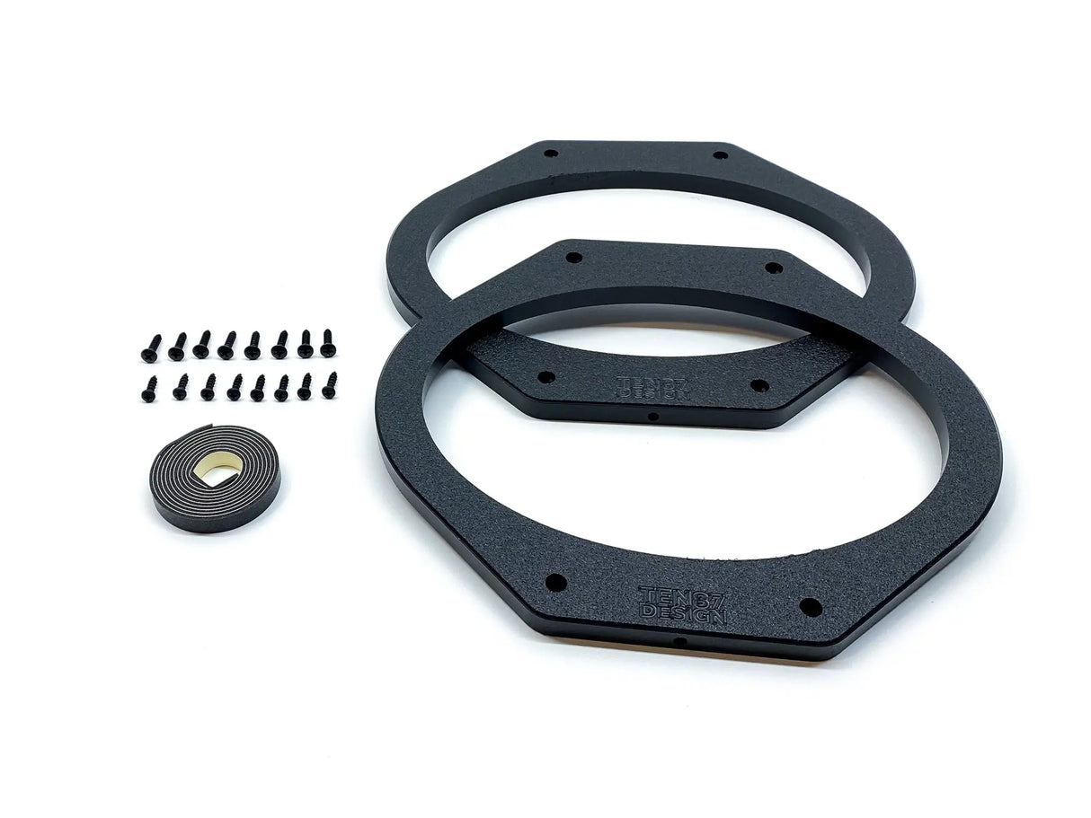 2015-2026 Ford F-150/Super Duty Speaker Adapters | CNC-Machined No-Drill Ten87 Design