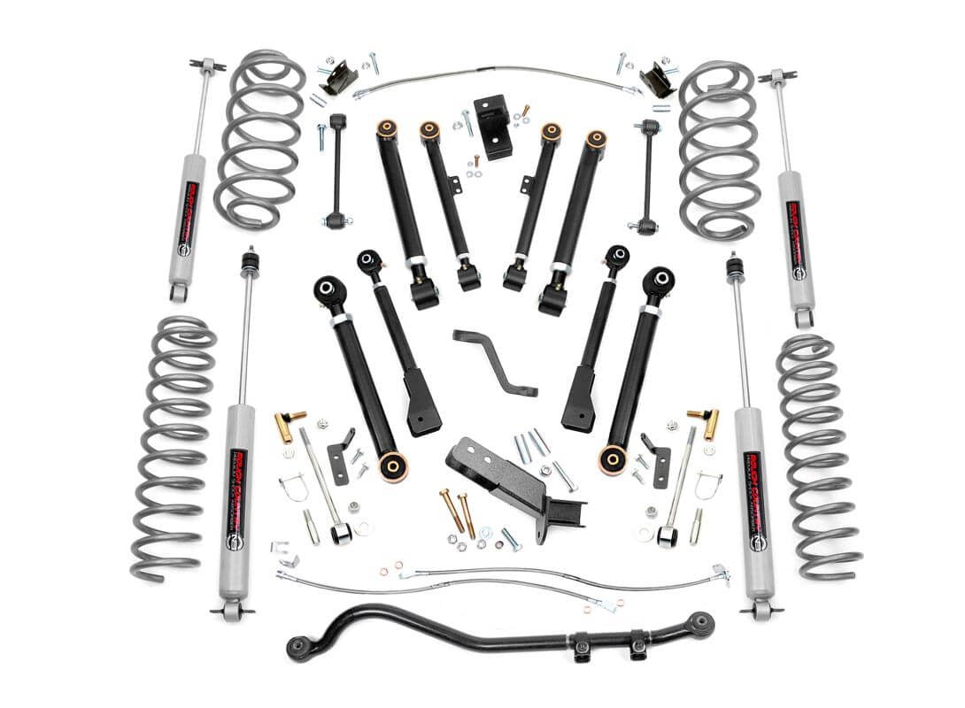 4 Inch Lift Kit X-Series Jeep Wrangler TJ (97-06)/Wrangler Unlimited (04-06) Rough Country