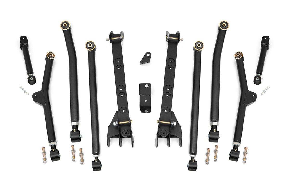 Long Arm Upgrade Kit 4-6 Inch Lift Jeep Wrangler TJ 4WD (1997-2006) Rough Country