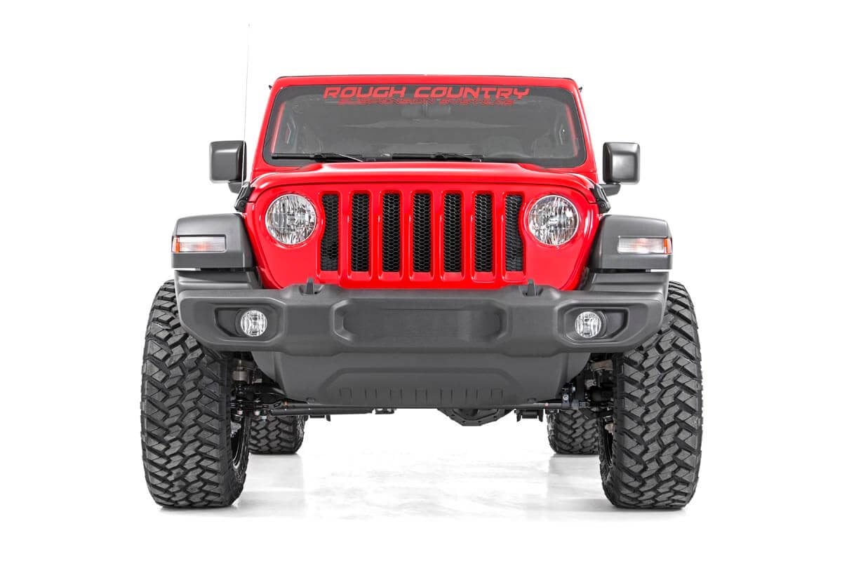 2.5 Inch Lift Kit Coils V2 Jeep Wrangler Unlimited Rubicon 4WD (18-23) Rough Country