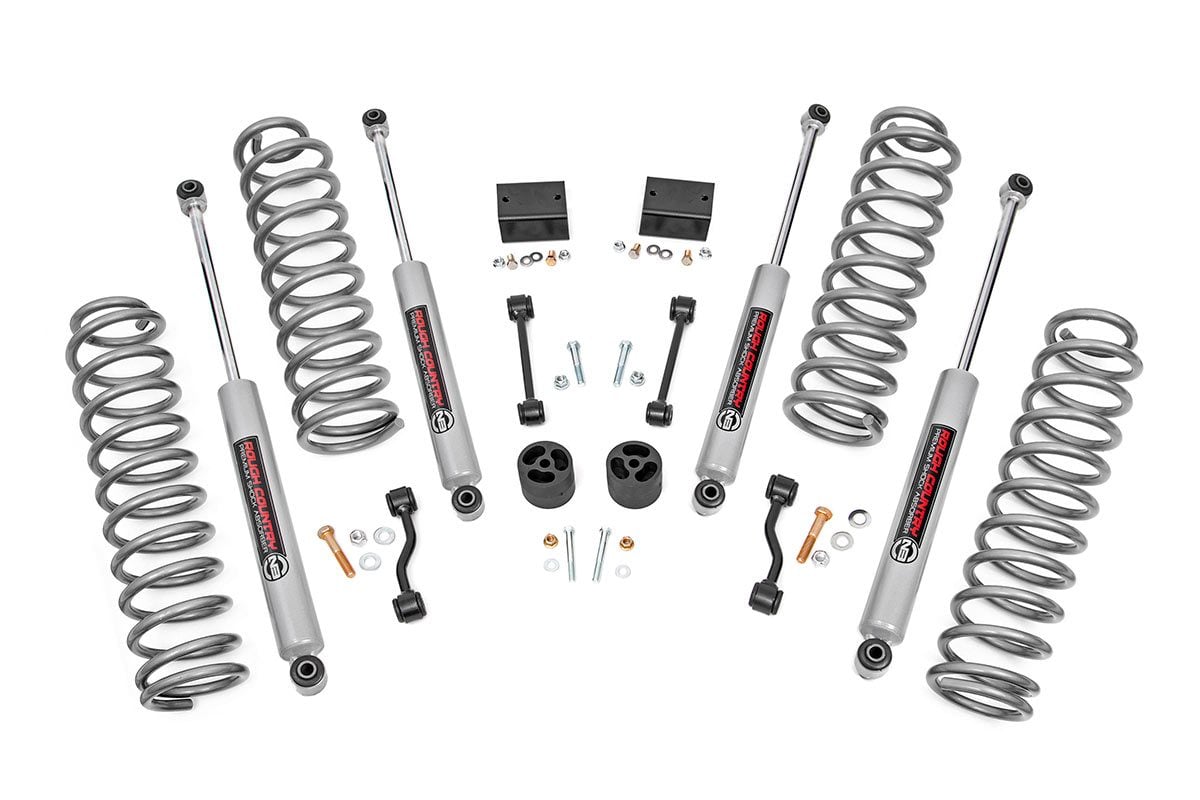2.5 Inch Lift Kit Coils Jeep Wrangler Unlimited 4WD (2018-2023) Rough Country