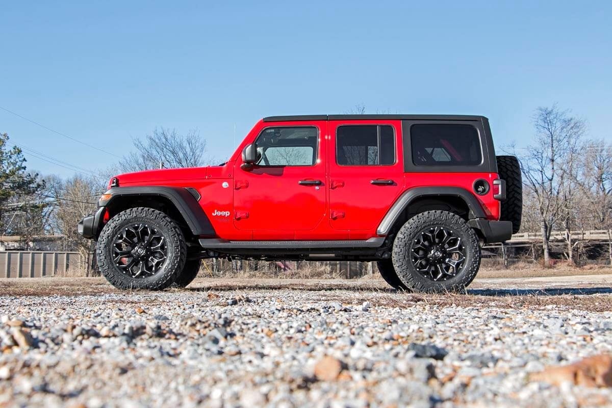 2.5 Inch Lift Kit Coils Jeep Wrangler Unlimited 4WD (2018-2023) Rough Country