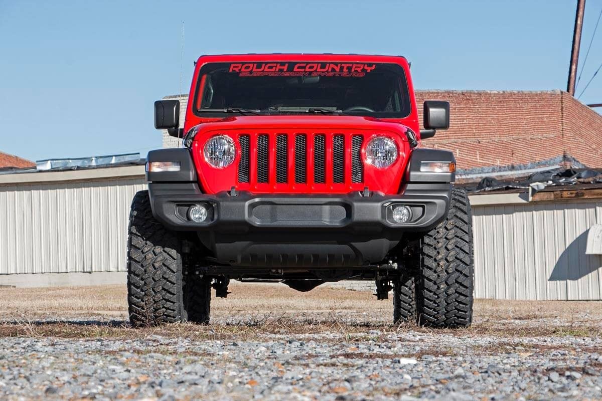 2.5 Inch Lift Kit Coils Jeep Wrangler Unlimited 4WD (2018-2023) Rough Country
