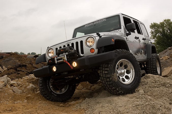 4 Inch Lift Kit Jeep Wrangler Unlimited 2WD/4WD (2007-2018) Rough Country