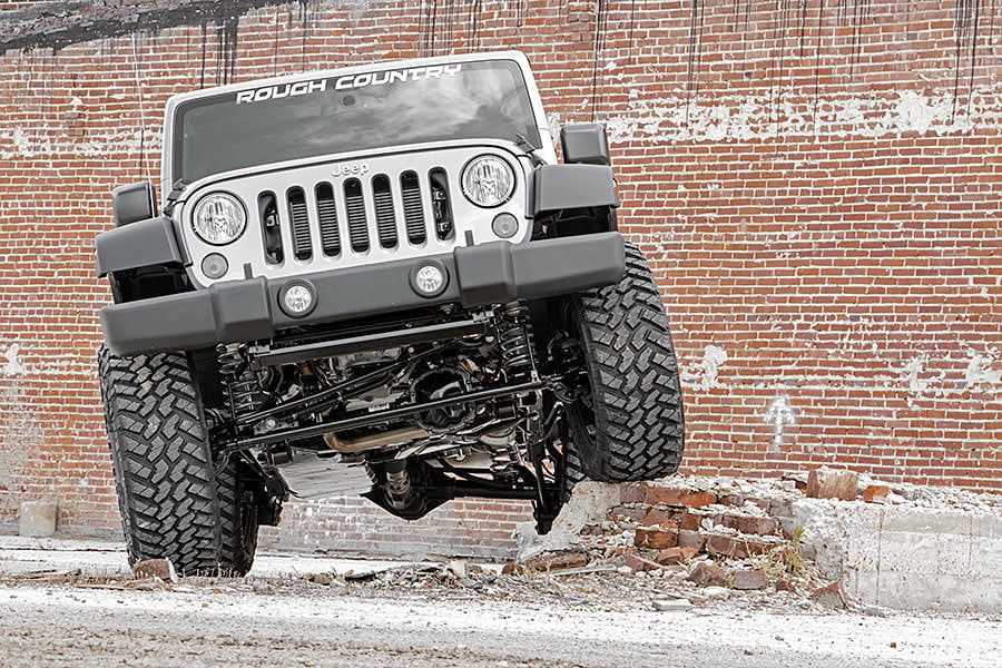 4 Inch Lift Kit Jeep Wrangler Unlimited 2WD/4WD (2007-2018) Rough Country