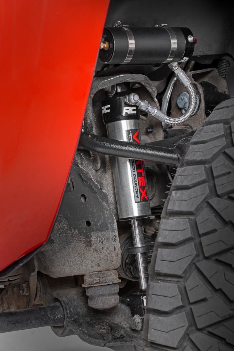 Vertex 2.5 Reservoir Front Shocks 3-5 Inch Silverado/Sierra 2500HD/3500HD (11-19) Rough Country