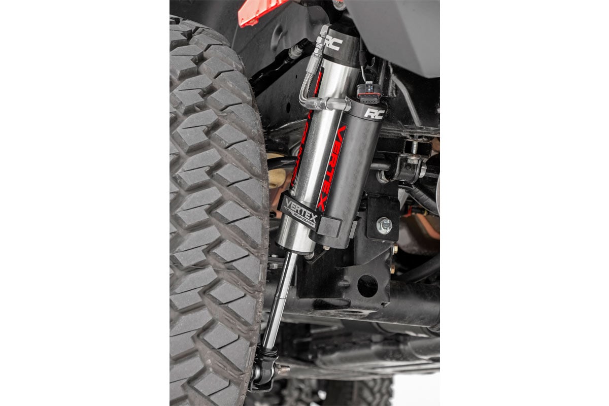 Vertex 2.5 Reservoir Rear Shocks 3.5-4.5 Inch Jeep Wrangler JL (18-25)/Wrangler Unlimited (18-25) Rough Country