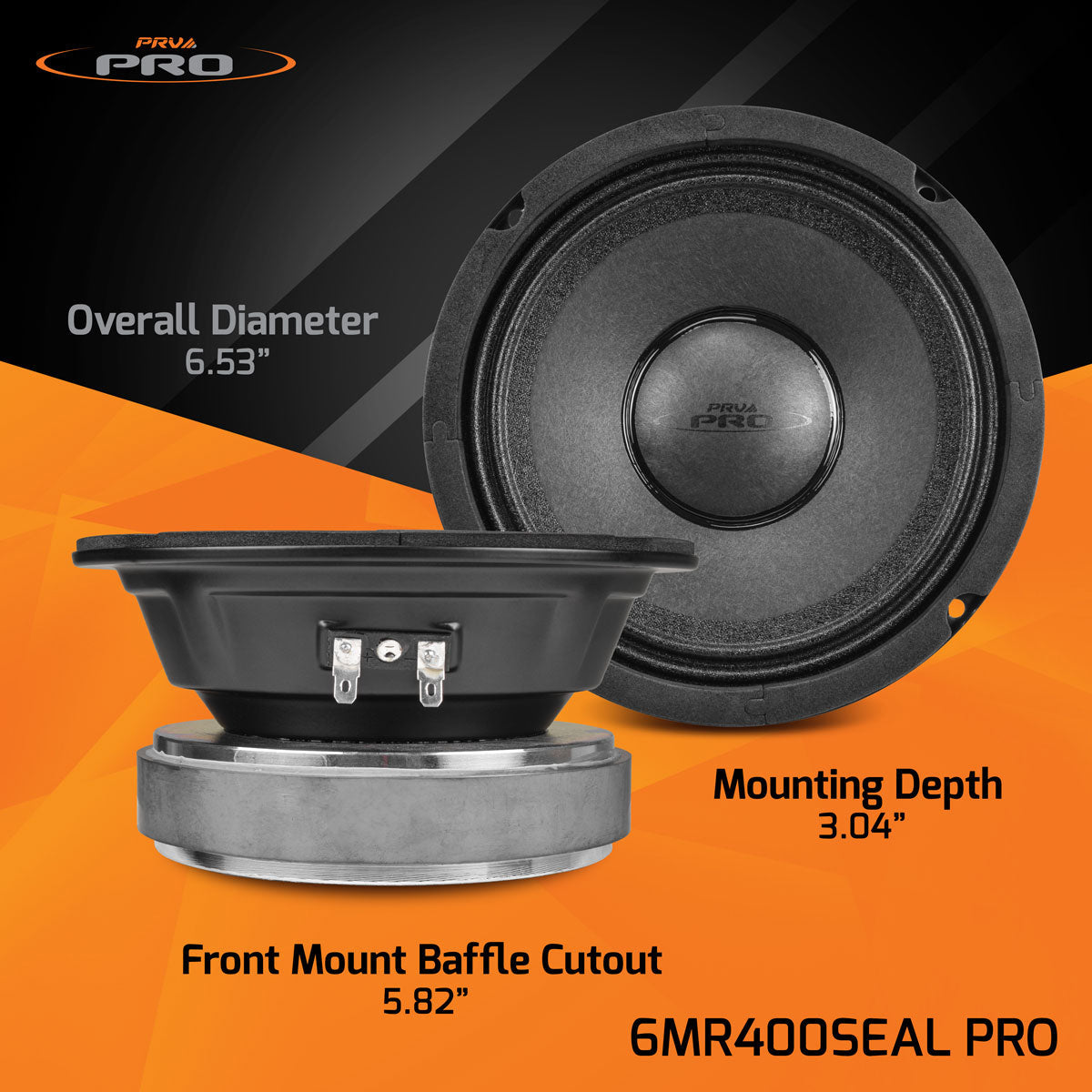 PRV 6MR400SEAL PRO Midrange PRV Audio