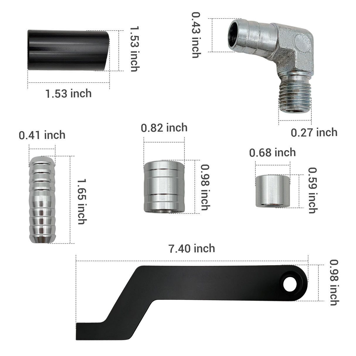 Trucktok 2009-2019 Dodge Ram 5.7L 6.4L Charger Challenger Oil Catch Can Kit TruckTok