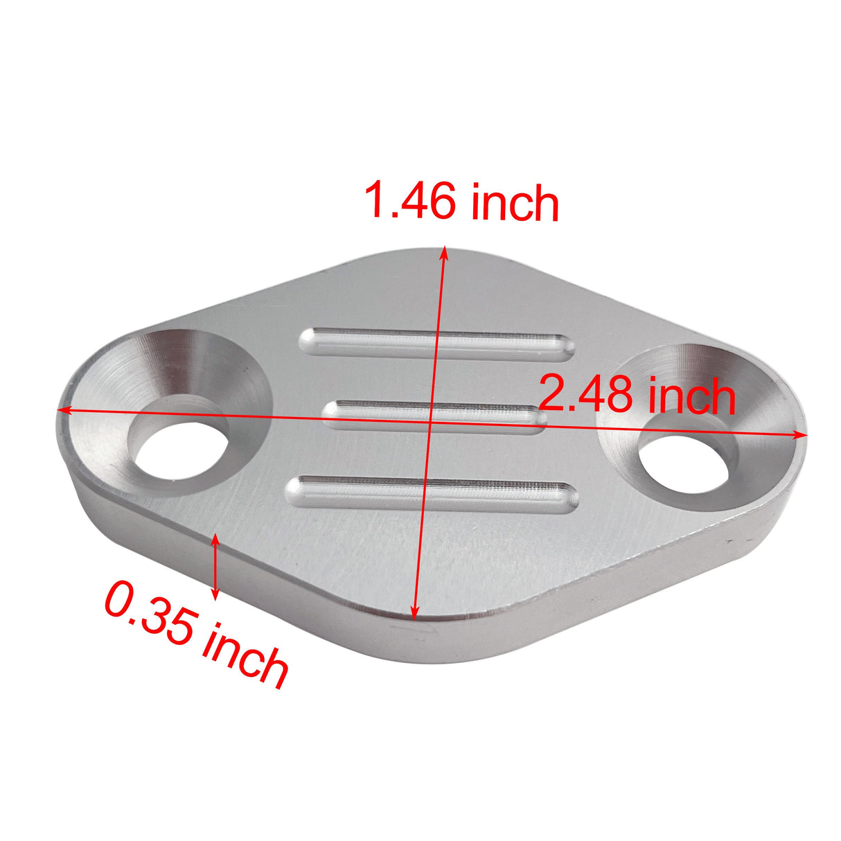 TruckTok 4.8L 5.3L 6.0L LSX Silverado EGR Delete Plug Intake Exhaust Block Off Plate TruckTok