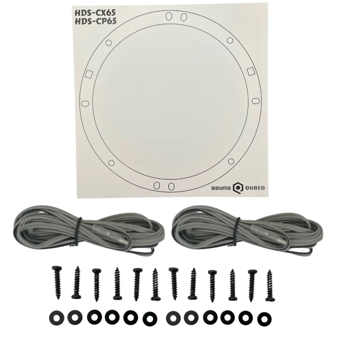 SoundQubed HDS Series 6.5-Inch Coaxial 2-Way Speakers