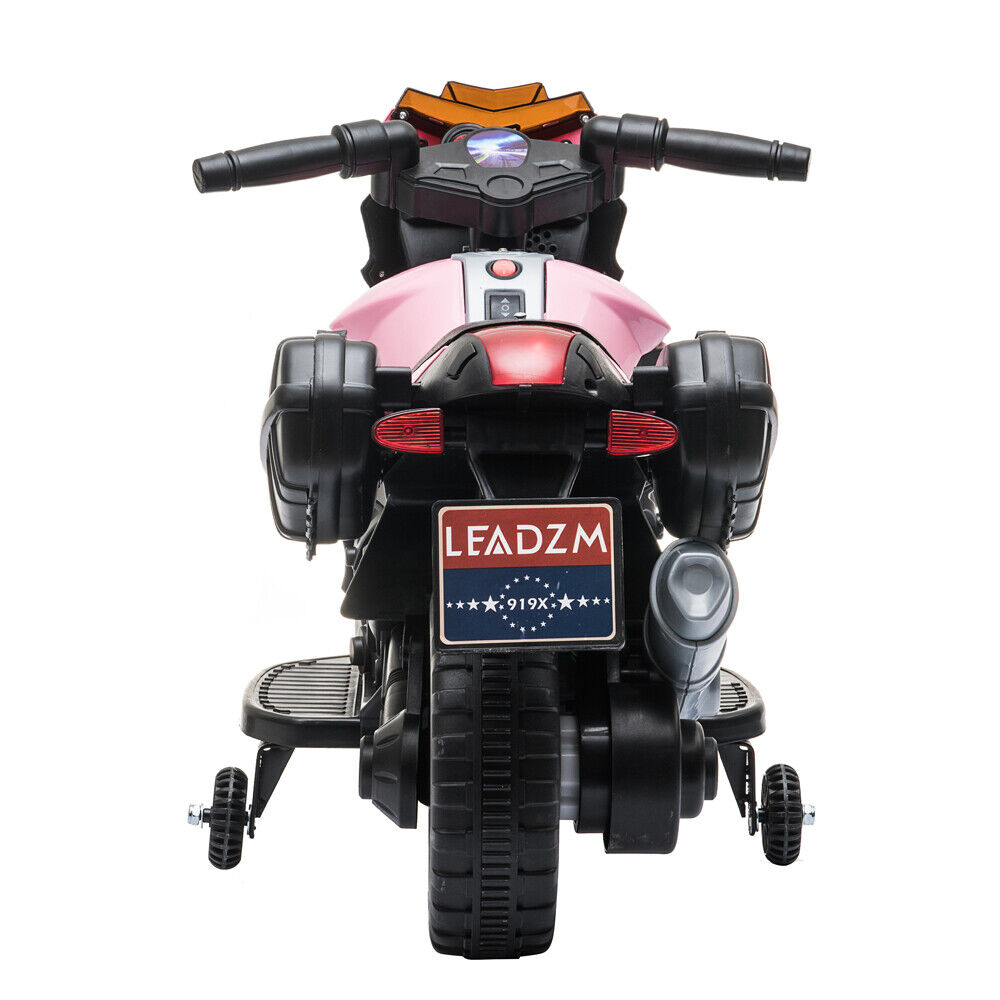 6V Battery Powered Kids Electric Motorcycle Ride-On Toy with Music