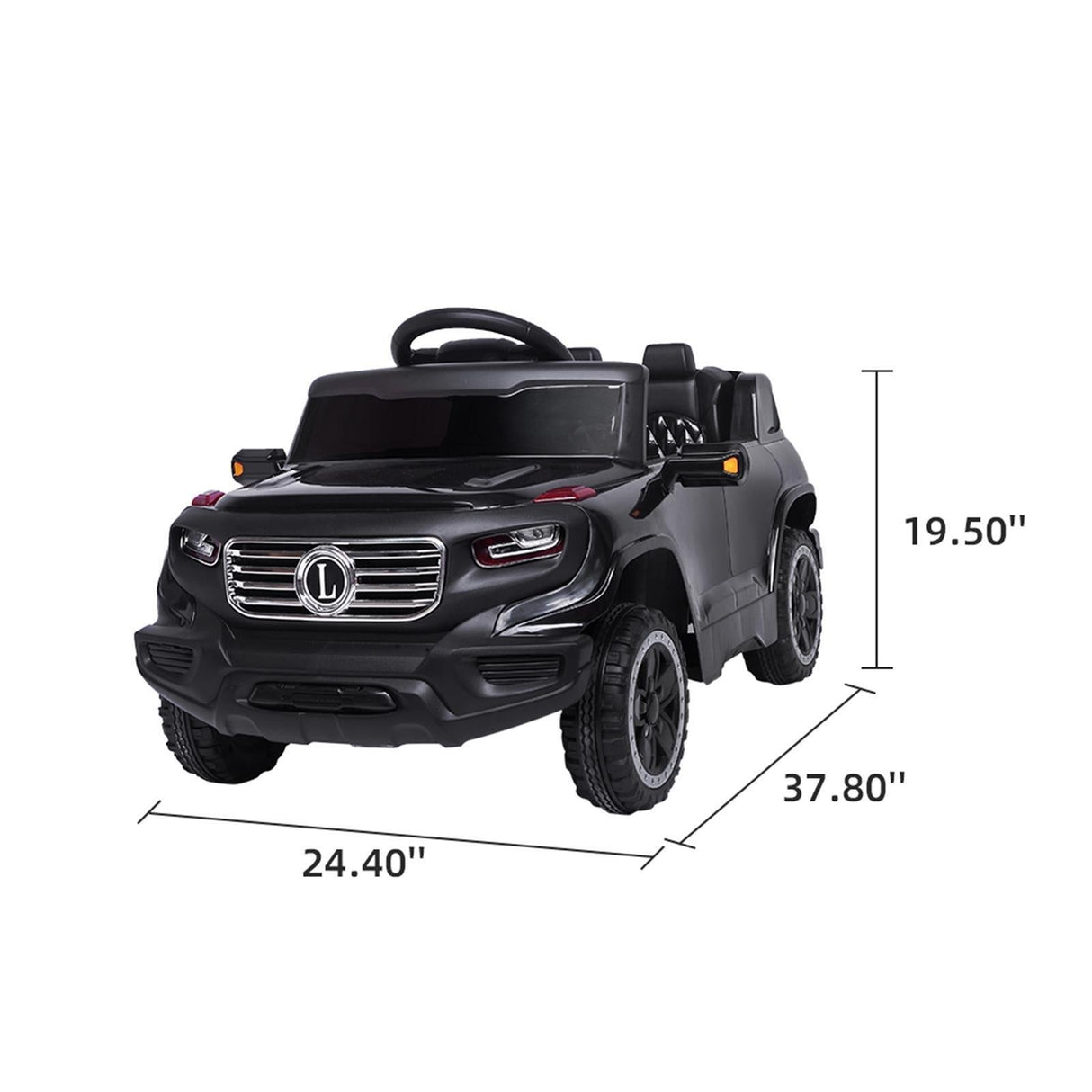 6V Battery-Powered Ride-On Car Truck for Kids with Music, Remote Control, and LED Lights - Perfect Gift for Children