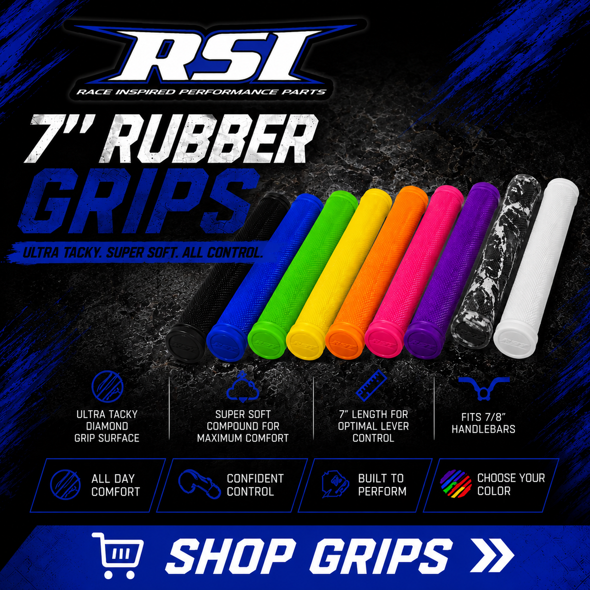 RSI 7" Performance Grips