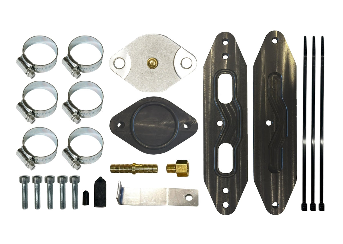 2020-2024 Ford 6.7L EGR Cooler Upgrade kit w/Pass Through plate