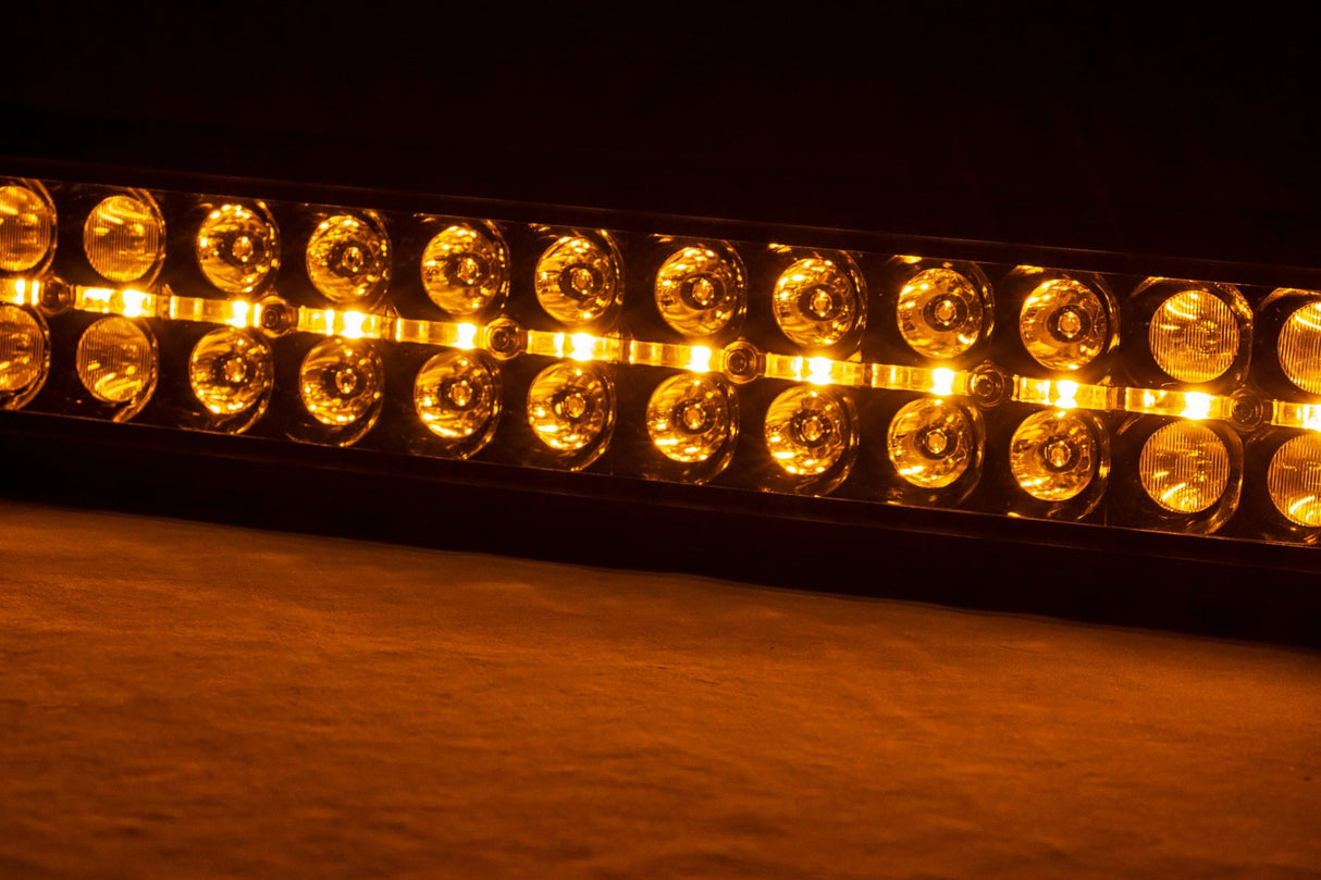 20 Inch Black Series LED Light Bar Dual Row Amber DRL Rough Country