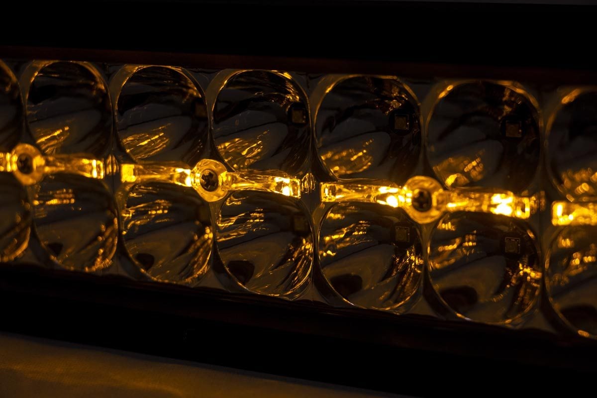 20 Inch Chrome Series LED Light Bar Dual Row Amber DRL Rough Country