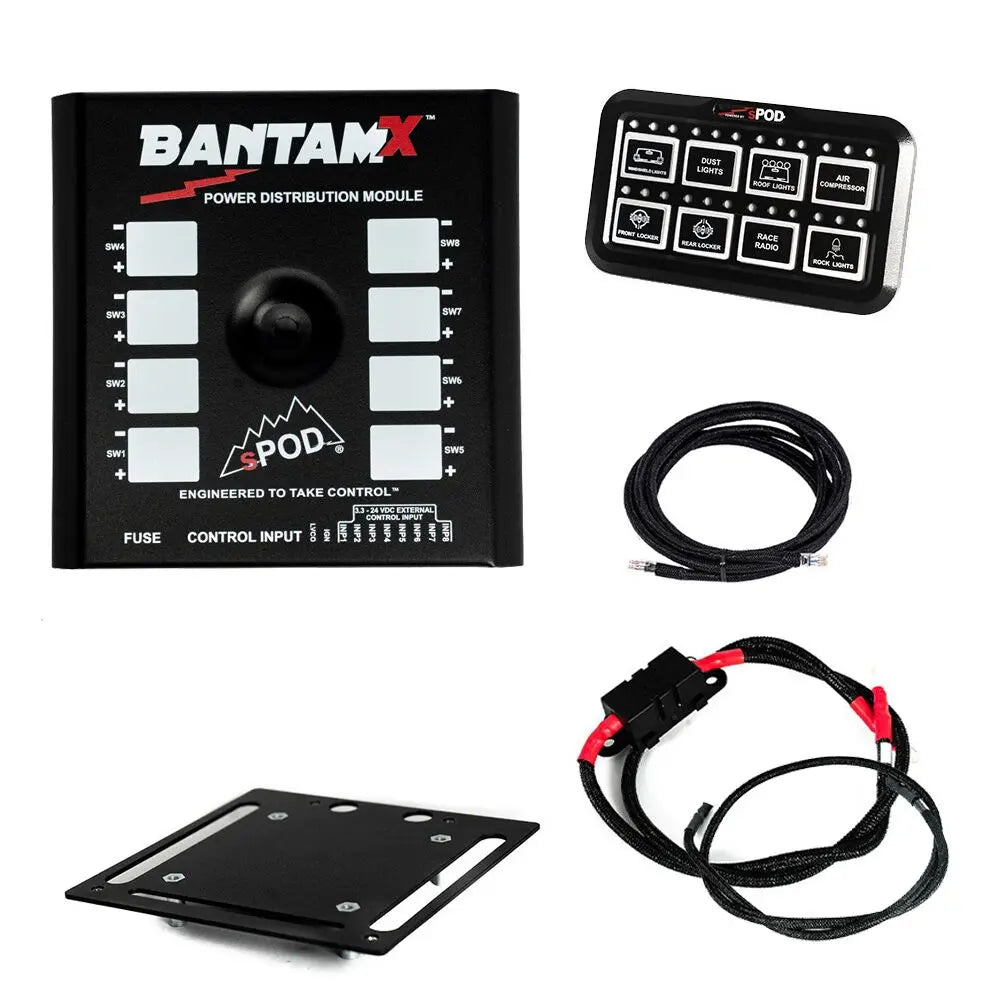 sPod BantamX HD Universal 8-Circuit Power Management System